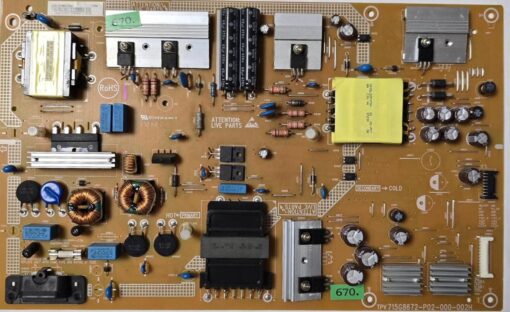 NETZTEIL	PHILIPS	55PUS641212	TPV 715G8672-P02-000-002H	6641501		(X)PLTVHW351XABF 1729 P55043200 3788843 P 0109 (Gbr )                  PositionNummer:N69-670