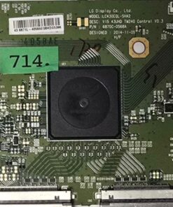 T-CON BOARD	PHILIPS	43PUS6501/12	LC430EQL-SHA2 V15 43UHD TM240 Control V0.3 6870C-0568A	6641201, CJC-694V-0 1539	4058AE	43 6871L-4058AEQBKDG5396 (Gbr)       PositionNummer:T31-714