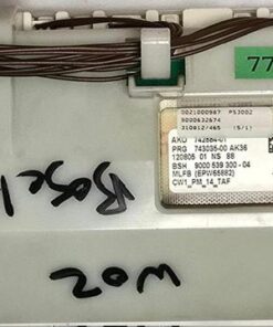 WASCHMASCHINE ELEKTRONIK	BOSCH	AKO 742884-01 PRG 743035-00 AK 36	EPW65882	120805 01 NS 88 BSH 9000 539 300-04 CW1_PM_14_TAF	0021000987 PS3002 9000632674 310812/465 (5/1)	9873108120520 (Gbr)          Position Nummer: W02-770