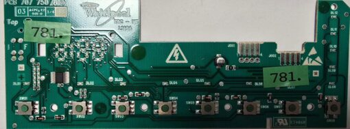 WASCHMASCHINE STEUER-MODULE BEDIENTEIL	BAUKNECHT	PCB 707 750 AKO		E74060	EDC-WE L1494	WH 461971428481-A CN 745146-00 130607 F1,3D,GRN 22 30 333 (Gbr)          PositionNummer:W21-781