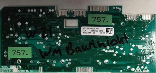 WASCHMASCHINE STEUER-MODULE BEDIENTEIL	BAUKNECHT	WH W10495081-A/01 		742317 M59 01 CPCSF02 94V-0 1/3 3317		DCP 758469-00 180108 E8,5D=GRN 09 20 709 (Gbr)          PositionNummer:W21-757