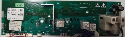 WASCHMASCHINE STEUER-MODULE BEDIENTEIL	GORENJE	SIFRA 195765 AKO 722168-08 PRG 722375-07		Q/1 PS-05 182242 080709 20 389 37	 Q/1 PS-05 AKO-14-GZ-4, 00 CPC-E2 94V-01/2 128 721 676 E74060 (Gbr)          PositionNummer:W10-772
