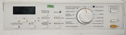 WASCHMASCHINE STEUER-MODULE/BEDIENTEIL	MIELE	EW151 200907 		HL6a 2911 301239 4.672-01	KB 4 94V-0 30111, Mat. Nr. 7194590 REV. 01 (Gbr)          PositionNummer:WB37-759