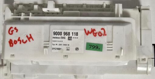 GESCHIRSPULMASCHINE STEUER-MODULE/BEDIENTEIL	BOSCH	EPG70001 00755090		 9000 968 118(Gbr)          PositionNummer:WG02-799