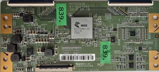 T-CON BOARD	PHILIPS	55PUS6401/12	HV5500UB 47-6021062	6641201	MV-0S E8844194V-0 1616 004S2B	HV550QUB-N80 2016 44-9 771157OE6A23482(GBR)  PositionNummer:T31-839