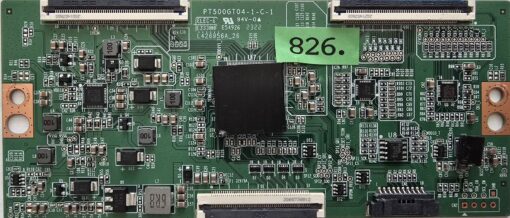 T-CON BOARD	SAMSUNG	D50V850M5CWHI 	PT500GT04-1-C-1 L426956A_26	94V-0 E54926 2322  ELEC-6 E3330HF	8825 8867	101408882310300318 9103107 300318, 2601620058100C46KEN36L031796 (GBR)  PositionNummer: T13-826