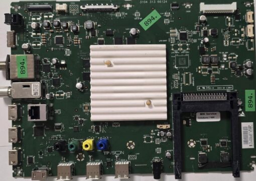 MAINBOARD	PHILIPS	3104 313 66124		2-9 94V-0 1304		SUT-RE214AN H 3A289F MALAYSIA, S YU 315.5 AI1.C 8013699 310432880981 8013699 (Gbr)          PositionNummer: KT49-894