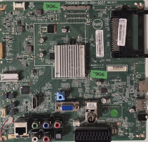 MAINBOARD	PHILIPS	48HFL5010T/12	715G6165-M02-001-005T (WK:1617)	6648002, 2-2 94V-0 1702 E88441 MV-0S	000 016 067 000 000 000 000 069 010 002 096 066 010 006 150 000	FZ2A1723034787, A3708795000, 703TQFPL140W, XGCB02B03302SX/G7WBX3CT 1718 F0A02B87T 3708840M1831 (Gbr)          PositionNummer: KT49-906
