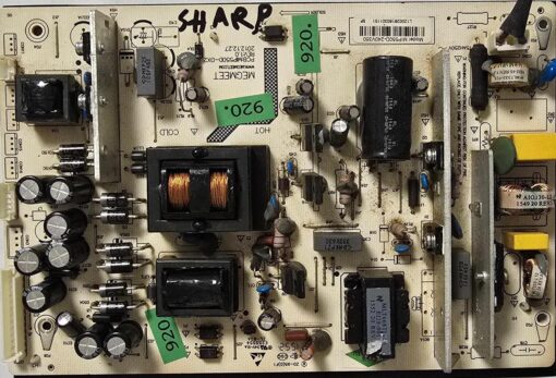 NETZTEIL	SHARP	MIP550D-DX2 REV:1.0		ZD-95(G)F1 CQC 1552 94V-0 E255554 ZL-03A		MIP550D-240V350 L120026160301151 (Gbr)               PositionNummer: N40-920