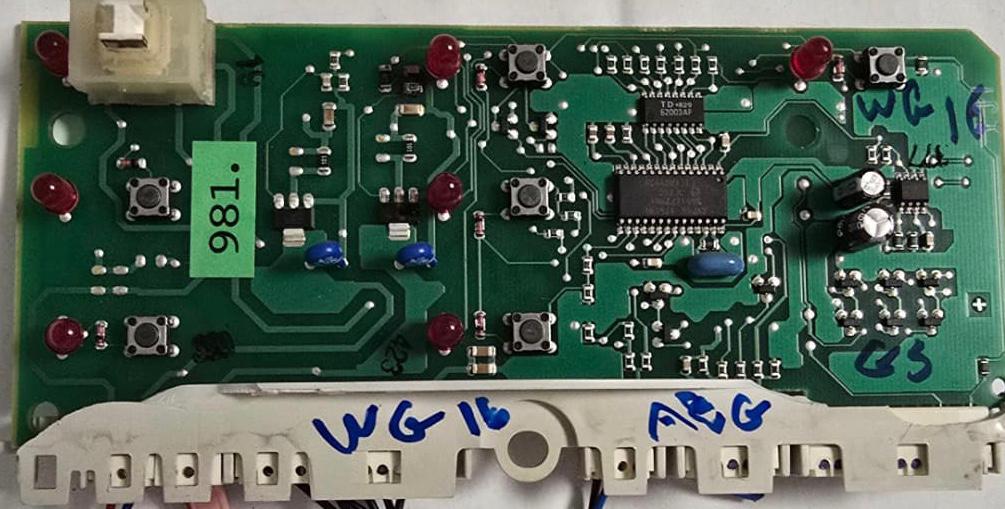 GESCHIRRSPÜLMASCHINE STEUER-MODULE BEDIENTEIL AEG 654117.21.01_d(Gbr) PositionNummer:WG16-981
