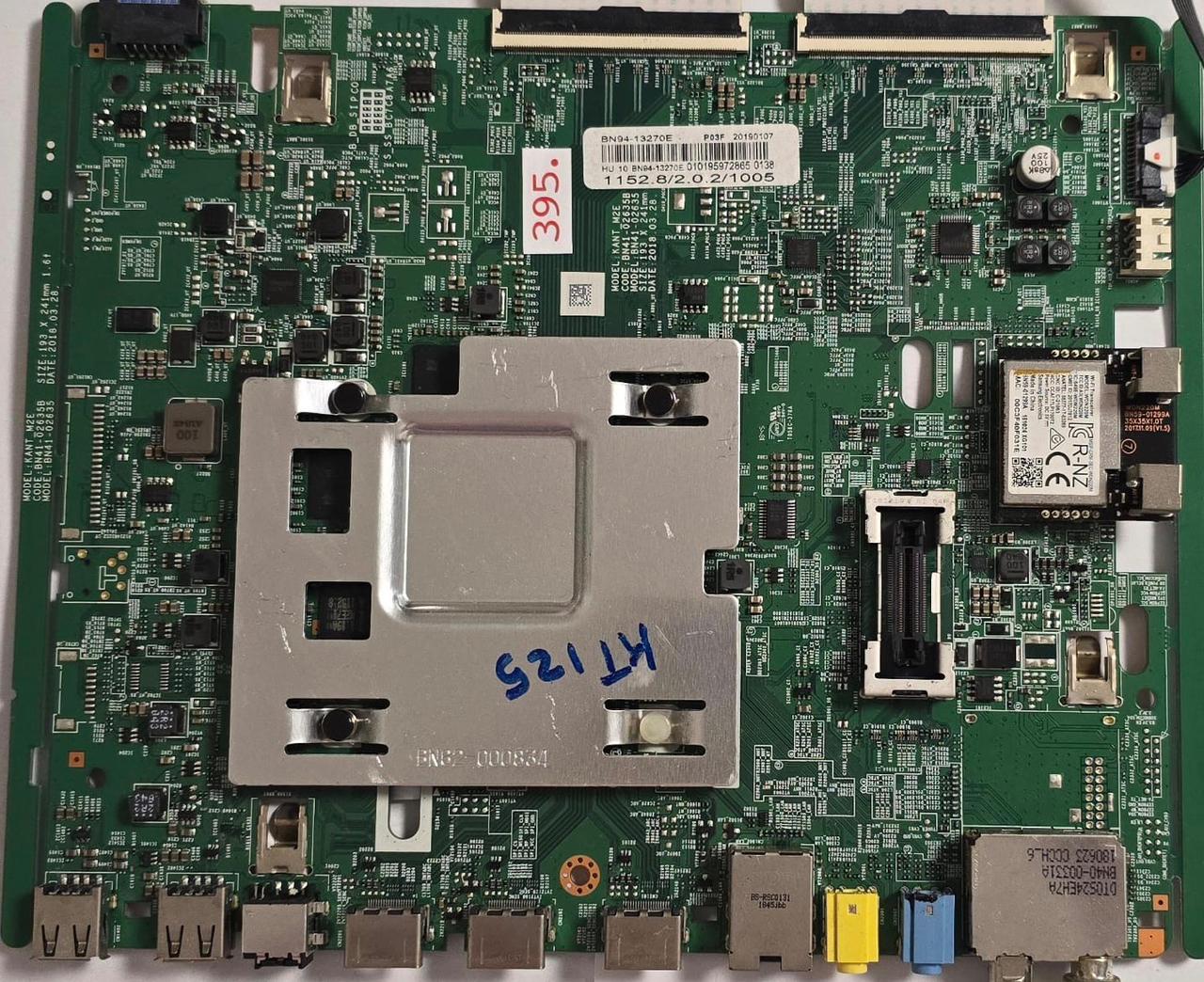 MAINBOARD SAMSUNG UE55NU7179 KANT_M2E BN41-02635B BN41-02635 08/UNU7100 BN68-06708G-00 UE55NU7179U UE55NU7179UXZG 0E003HHM102386W, BN94-13270E P03F 20190107 HU 10 BN94-13270E 010195972865 0138 1152.8/2.0.2/1005 (Gbr) PositionNummer: KT125-395