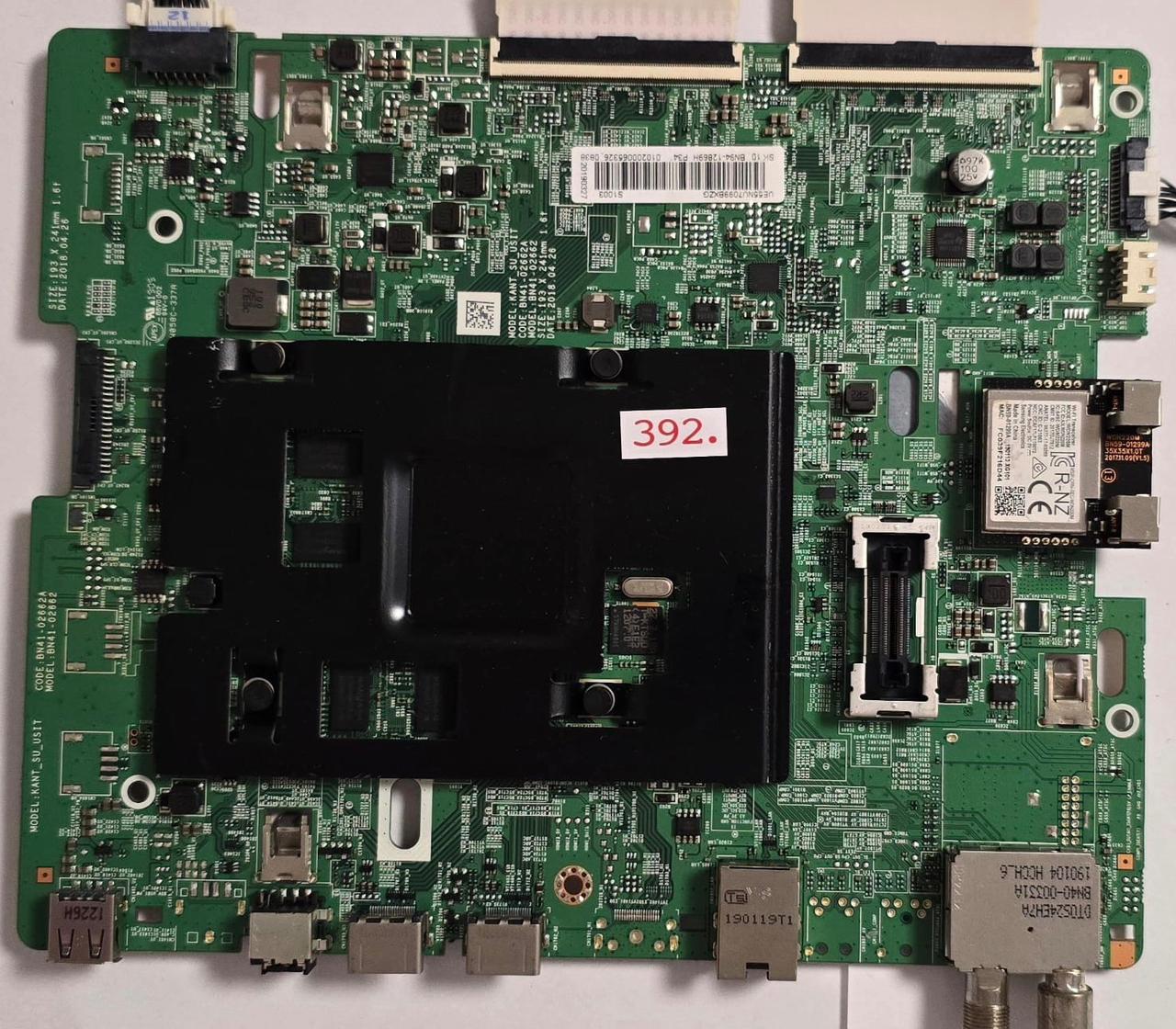 MAINBOARD SAMSUNG UE55NU7099B UE55NU7099 UE55NU7099BXZG KANT_SU_USIT BN41-02662A BN41-02662 02/UNU7090 BN68-06708G-00 0C6L3SDM302814R, UE55NU7099BXZG S1003 SK 10 BN94-12869H P34 010200065326 0838 20190327(Gbr) PositionNummer: KT125-392