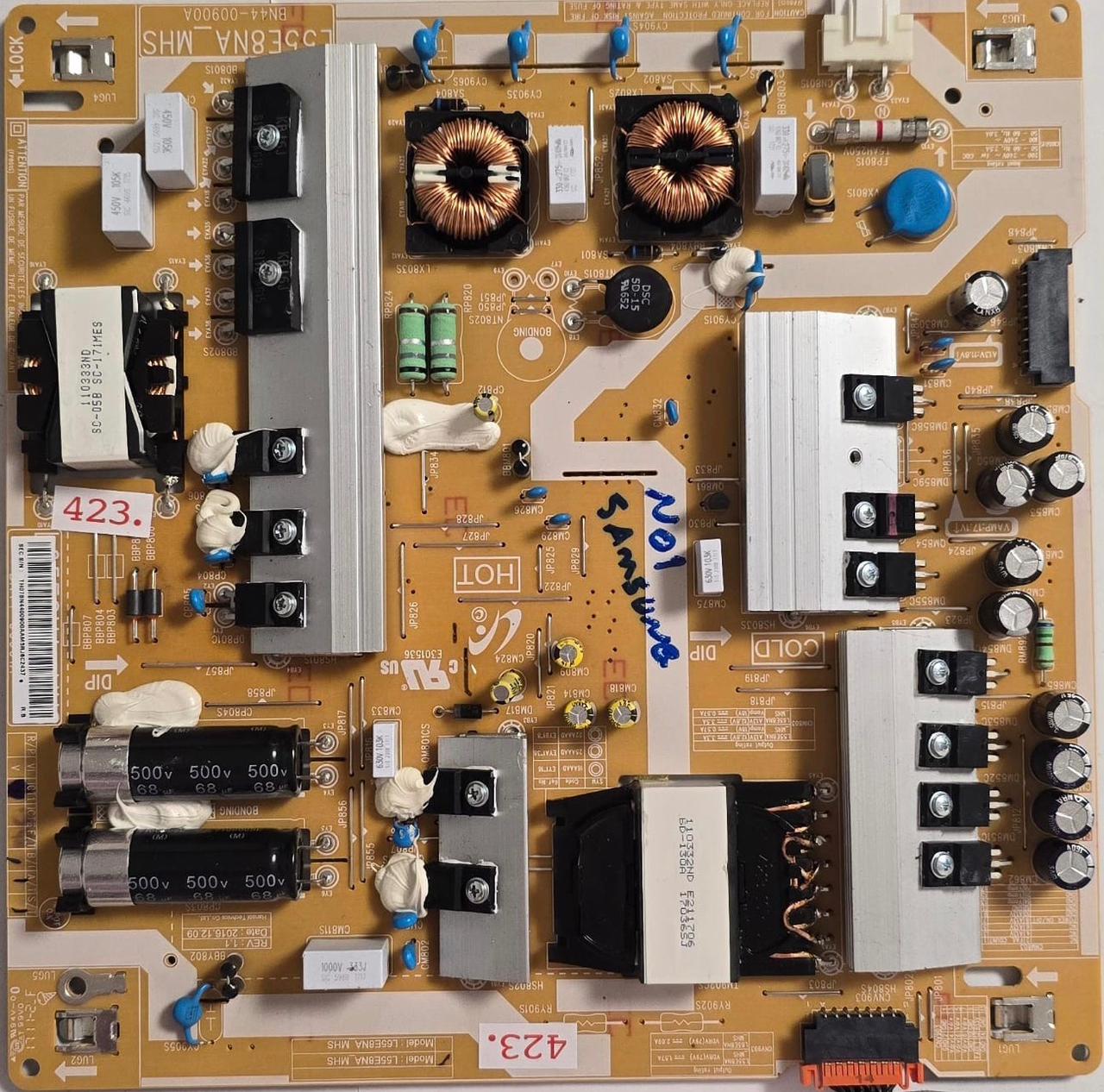 NETZTEIL SAMSUNG QE55Q8CGMT L55E8NA_MHS BN44-00900A L65E8NA_MHS Ver 02 QE55Q8CGM QE55Q8CGMTXZG 0AB03SCJC00069T, TH07BN4400900AAM5RJ6C2437 R.B (Gbr) PositionNummer: N01-423