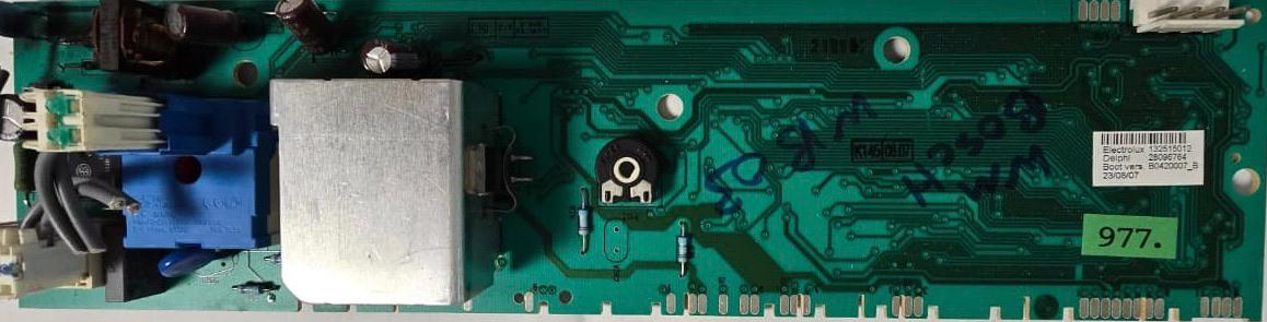 WASCHMASCHINE ELEKTRONIK AEG 913123501(01) A12216904.006 A16516901.000 WIA30050 (Gbr) Position Nummer: W04-977