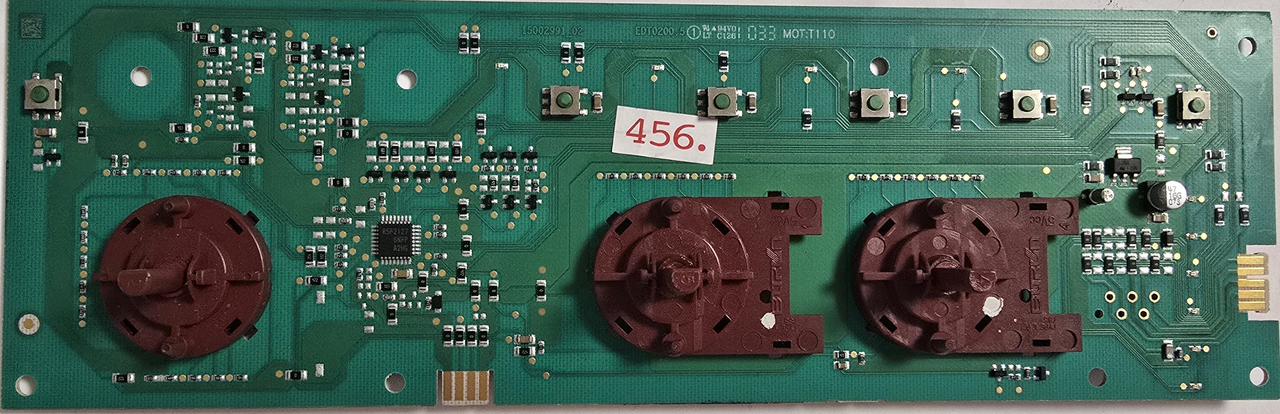 WASCHMASCHINE STEUER-MODULE BEDIENTEIL INDESIT 15002991_02 EDT0200.5 94V0 LT C126 033 16200210902 SW:03.00.06 30411794-BASIC WM LED 3M SN:10364 13399 042162002109021036413399 (Gbr) PositionNummer: WB17-456