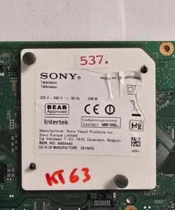 MAINBOARD	SONY	KD-65XG8096	(173678041) 1-982-454-41	5441801		YA03087AA, 6000443(Gbr)          PositionNummer: KT63-537