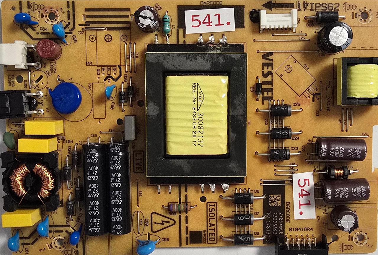 NETZTEIL PANASONIC 17IPS62 010416R4 27854090 23375593 TH2 17813C (Gbr) PositionNummer: N25-541