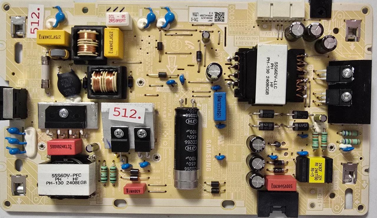 NETZTEIL SAMSUNG GU55DU7179 L55S6_DVD BN44-01267A BN44-01267C BN44-01267E BN44-01267F 03/DU7000/DU7000B-U55DB1/691 GU55DU7179UXZG GU55DU7179U E75018 VN07 BN4401267E AM5RX4C2509 R.B 3IN1-D L55S6 (Gbr) PositionNummer: N64-512