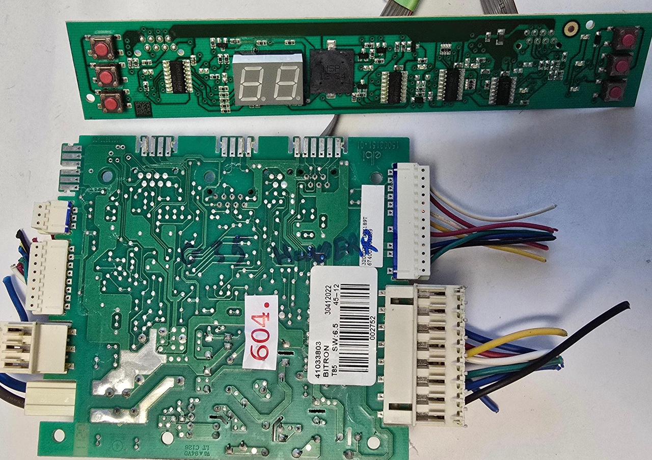 GESCHIRRSPÜLMASCHINE ELEKTRONIK HOOVER 41033803 41032194 T85 SW:6.5 45-12, 15003861-01 LS 3200715 DDY189T 674001001239, 30412022 304412239 002752, 00738 (Gbr) PositionNummer: G35-604