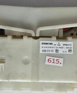 GESCHIRRSPÜLMASCHINE STEUER-MODULE BEDIENTEIL	SIEMENS	EPG60110 9000 376 770 AI.3.4			5560008443/d (Gbr)          PositionNummer:WG34-615