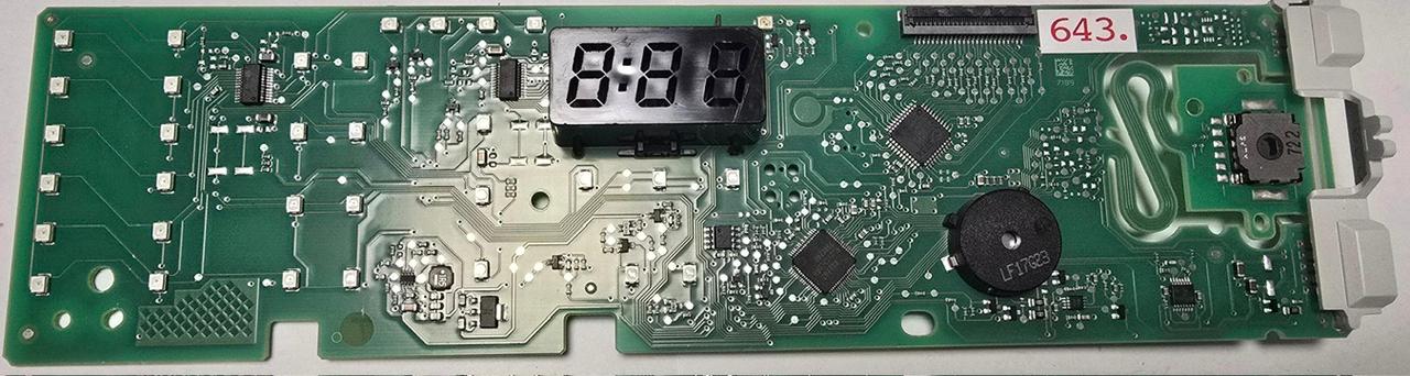 WASCHMASCHINE ELEKTRONIK MIELE EPW1000 Mat.09708264 E99006 VDE Reg.Nr.E894 (Gbr) Position Nummer:W01-643