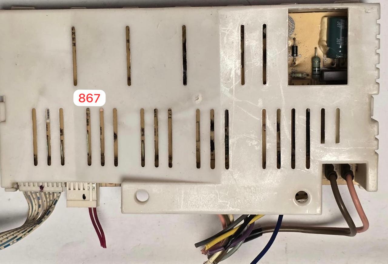 GESCHIRRSPÜLMASCHINE ELEKTRONIK HEC VC532575 PB2802BI X28054AD 2-0120200244 HR 0121800013C V00.01 2008/08/07 Z28113AE00007989 01/04/20111 (Gbr) PositionNummer: W13-867