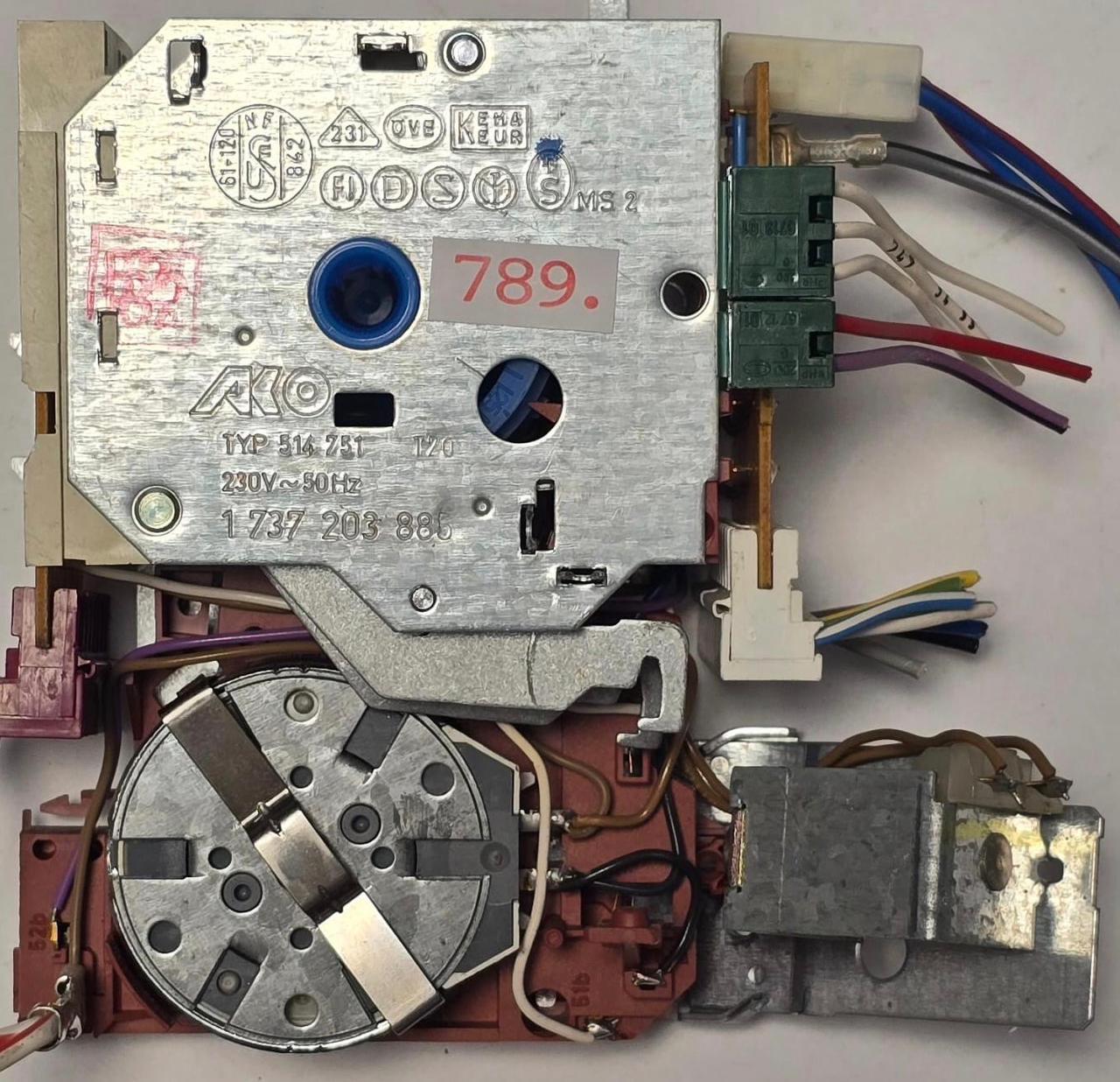 GESCHIRRSPÜLMASCHINE STEUER-MODULE BEDIENTEIL BOSCH TYP 514 751 1737203886 (Gbr) PositionNummer: WG34-789