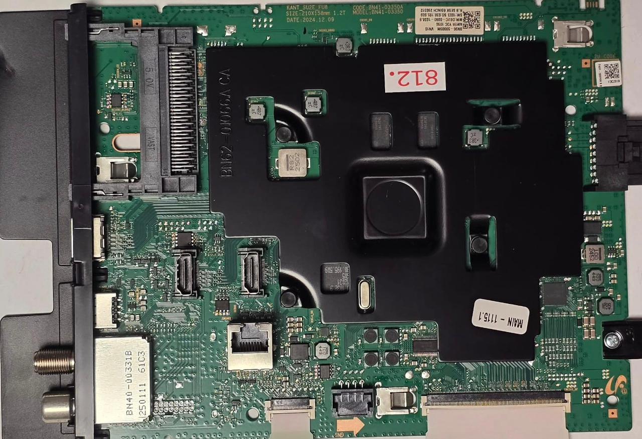 MAINBOARD SAMSUNG GU65U8079FU GU65U8079FUXZG GU65U8079 KANT_SU2E_FU8 BN41-03350A BN41-03350 02/U8000F/U8000FB-U65FB1/531 0GP23SDY803135Z, BN63-21336E KINGFA HIPS-510(L) F2B-G0362 HIPS 0103-012851 20250215 PHUONG E171666 HB 029971 JNJ VINA UL: E532112, BN96-59909M VN10 AM5R Y3C 1050 MM:DEUC-0090-1038.9 SM:1003 SD:030.195.509 R.B SESK 65INCH 250312, BN96-59909M R.B Y3C2919 (Gbr) PositionNummer: KT74-812