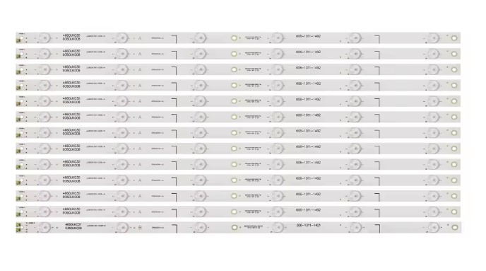 Sharp LED-BACKLIGHT KIT FÜR 60-PANEL (13 STREIFEN) (NEU) Led-hintergrundbeleuchtung streifen 6 lampe Für Sharp 60'' TV 3P60UK007-A1 JL.D60061330-020BL-M LCD-60SU478A 60TX4100A lc-60ui7652e LCD-60SU475A Position Nummer: BN3-015
