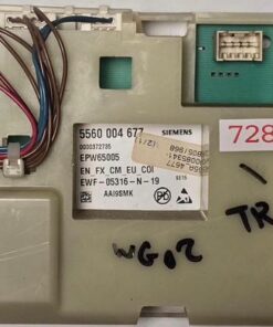 WÄSCHETROCKNER STEUER-MODULE BEDIENTEIL	BOSCH	EPW65005 5560 004 677 5560 003 569		0000372735 EN_FX_CM_EU_C0I EWF-05316-N-19 AAI9SMK	E55A_4677 000085341 30805/968 (Gbr)          PositionNummer:WG02-728