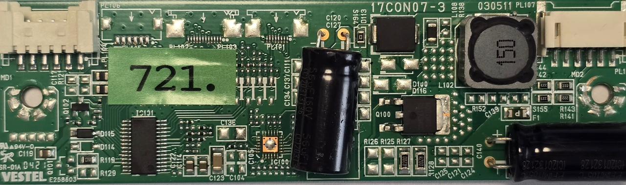 INVERTER TELEFUNKEN 32H550RZCWV 17C0N07-3 E258603 (Gbr) PositionNummer: I37-721