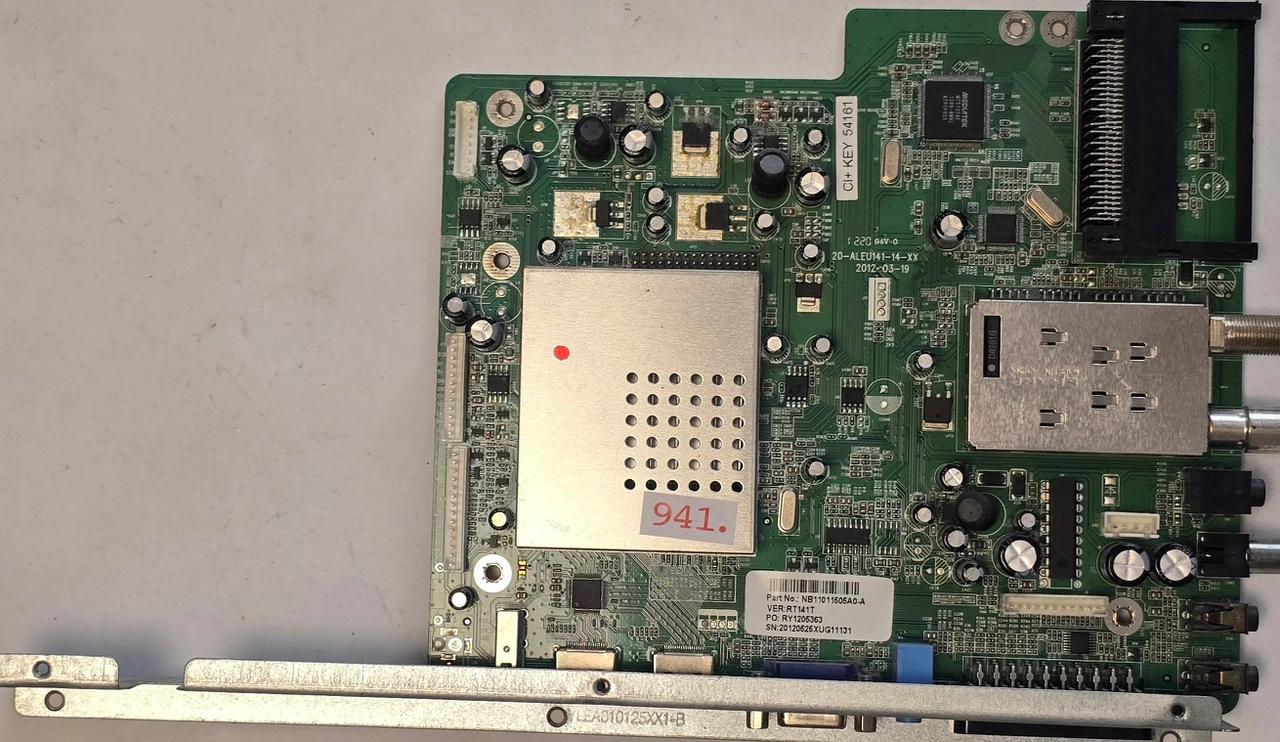 MAINBOARD MEDION MD21151 DE-A 20-ALEU141-14-XX NB1101505A0-A RT141T PY1205363 20120525XUG11131 (Gbr) PositionNummer: KT01-941