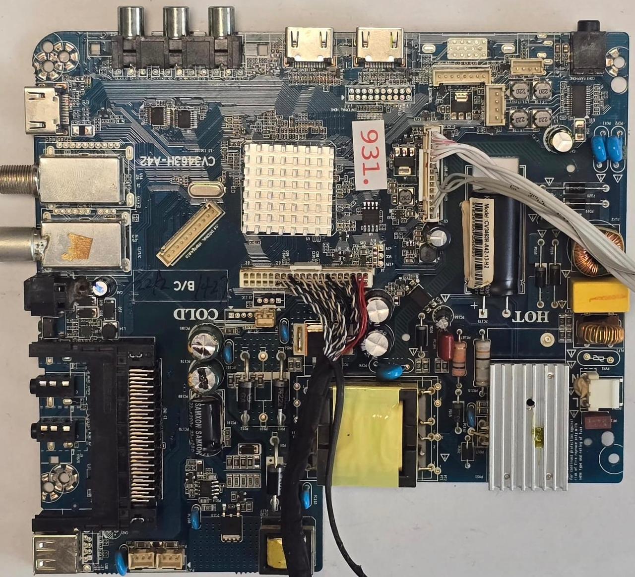MAINBOARD ORION CLB39B980S CV346H-A42 CV3463H-A42-13-H2 3901A0MAB547SA30400154, 51E2615APZA0931 (Gbr) PositionNummer: KM76-931