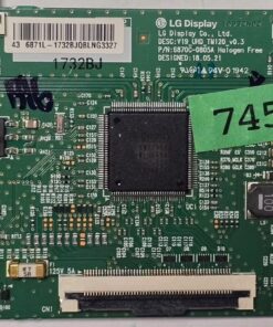 T-CON BOARD	OK	ODL 43750US-TIB	V19_UHD_TM120_v0.3 6870C-0805A	RL_ODL4370US-TIB_191022_V01 10932N02 1732BJ	43"UHD LED TV	7000009327 1950002086, 43 6871L-1732BJQBLNG3327 (Gbr)  PositionNummer: T409-745