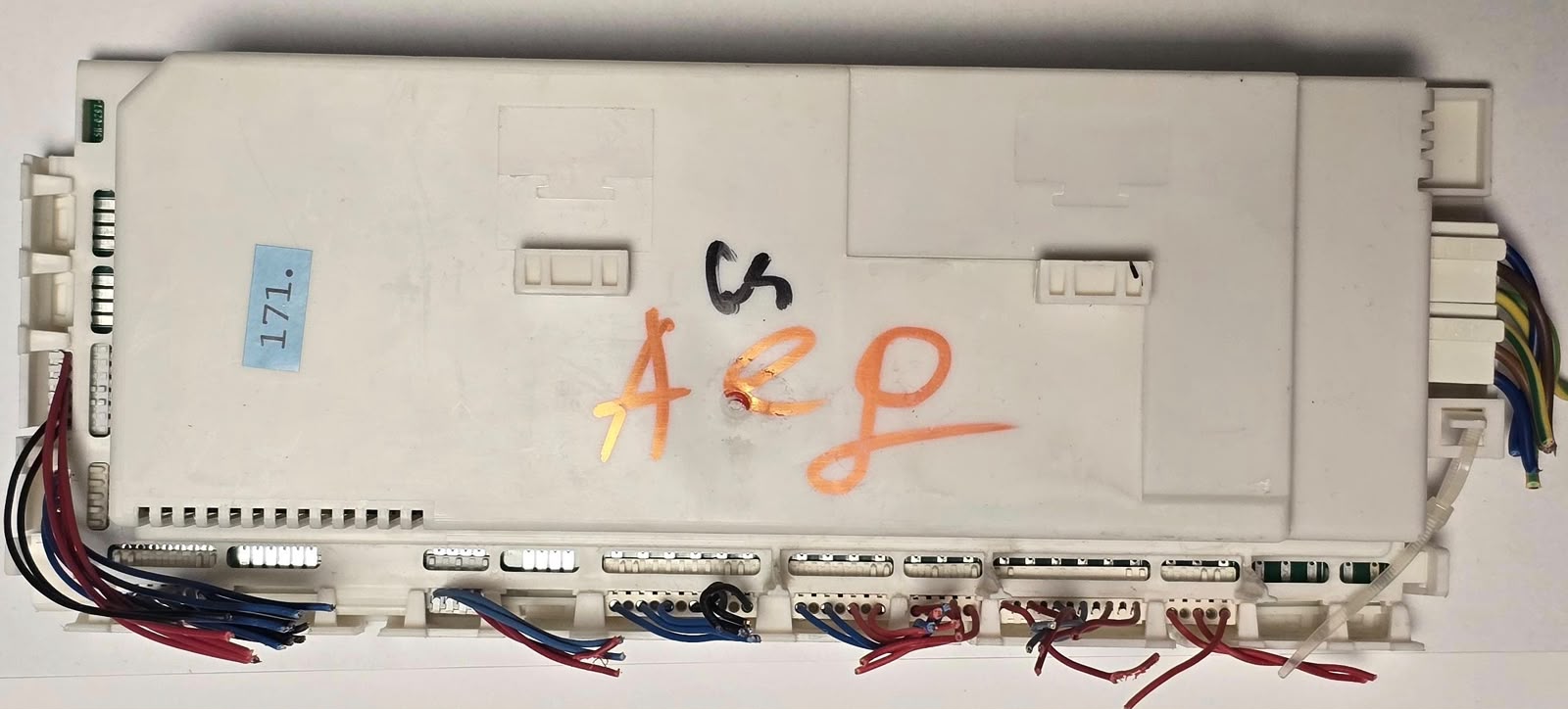 GESCHIRRSPÜLMASCHINE STEUER-MODULE BEDIENTEIL AEG AKO 771166-05 ANC A00040624A 1601 003889 P100R140 AP-TypeEE315 117495951 S2X_FAF00_Zc_235.dax 0911434337 160107 155410 20 303 0086 (Gbr) PositionNummer: WG04-171