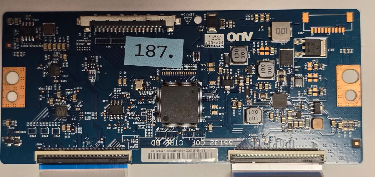 T-CON BOARD PHILIPS 43PUS9235/12 55T32-C0F CTRL BD 6641901 E8441 FZ1A2040067653, TS-5543T10C03-06R-D490000-19999-03 (Gbr) PositionNummer: T31-187