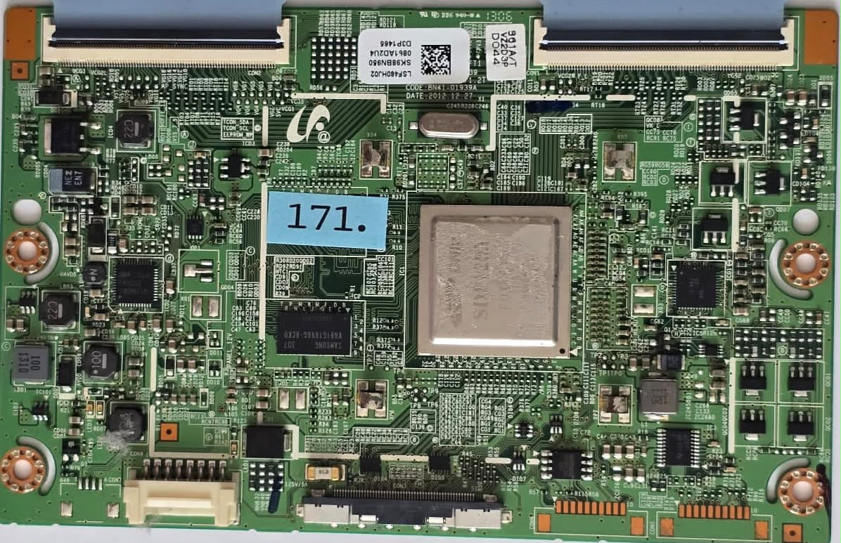 T-CON BOARD SAMSUNG UE46F6170SS UE46F6170 UE46F6170SSXZG BN41-01939A BN41-01939 ZALH3SFD301392J, LSF460HJ02 SK98BN950 0861AD2U4 D3P1465 (Gbr) PositionNummer: T13-171