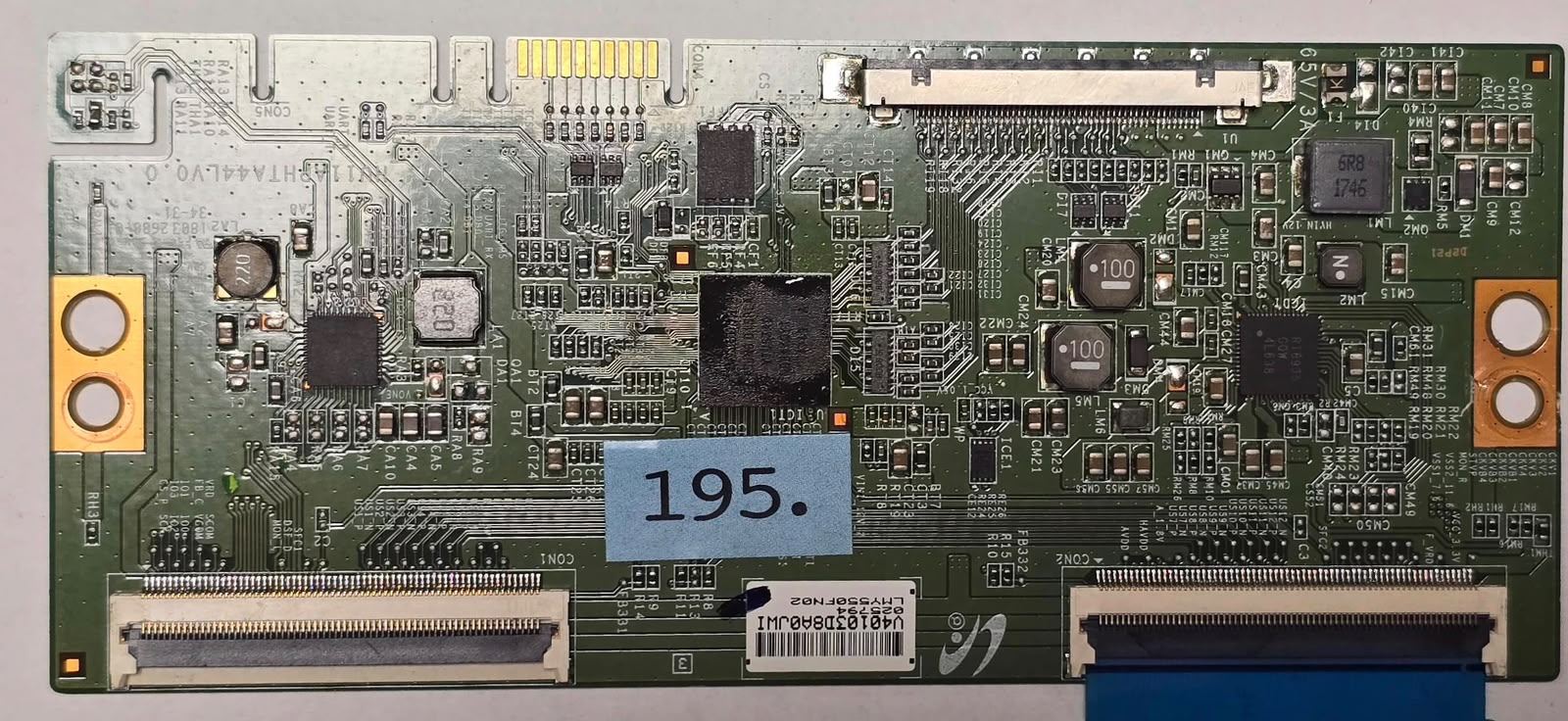 T-CON BOARD SONY KD-55XE7005 17Y_HU11APHTA44LV0.0 5441601 6083652, V40103D8A0JWI 025794 LMY550FN02 (Gbr) PositionNummer: T53-195