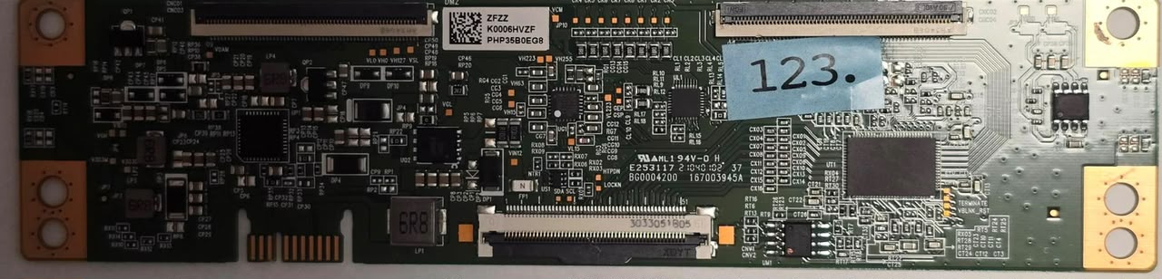 T-CON BOARD TELEFUNKEN D65V950M2CWH E253117 BG000400 167003945A ZFZZ K0006HVZF PHP35B0EG8 (Gbr) PositionNummer: T37-123