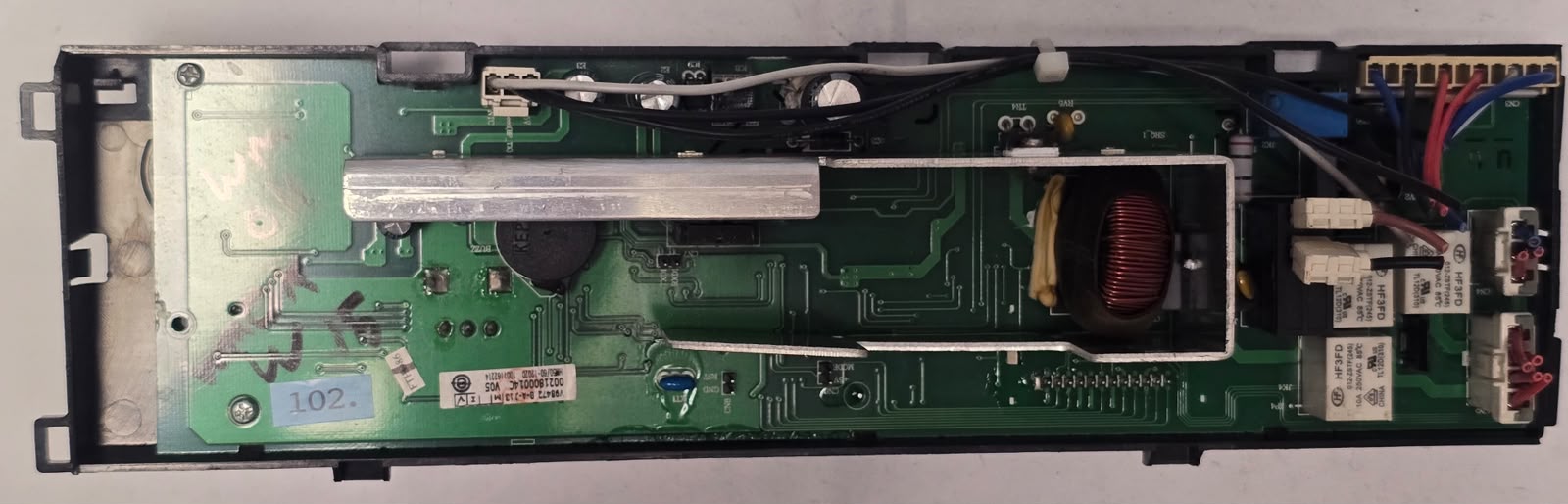 WASCHMASCHINE ELEKTRONIK OK 0021800014C V05 HW50/60-1202D 1001162214 V98472 B-A-J 13 (Gbr) Position Nummer: W15-102