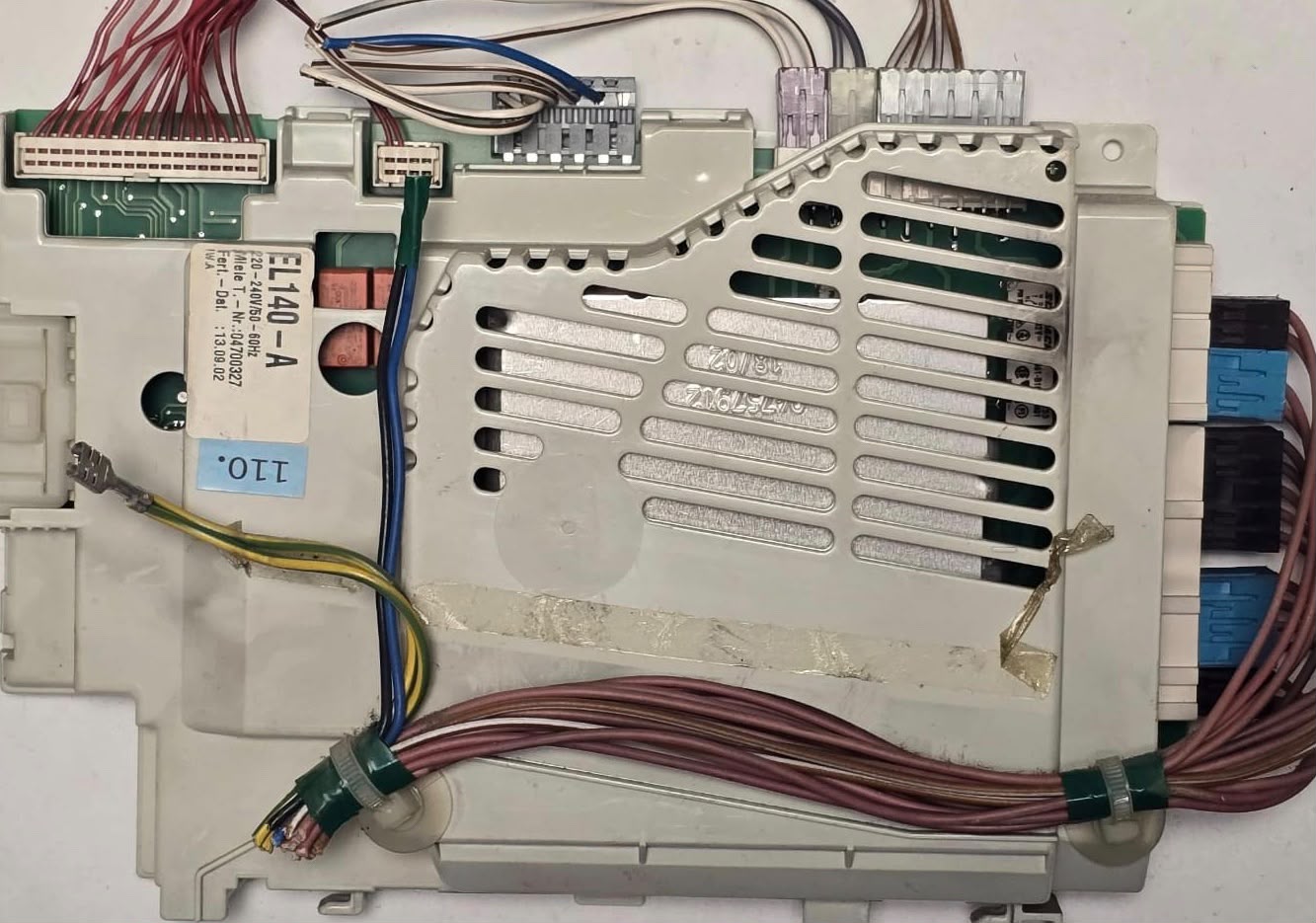WASCHMASCHINE STEUER-MODULE BEDIENTEIL MIELE EL140-A T.Nr. 04700327 (Gbr) PositionNummer: WB37-110