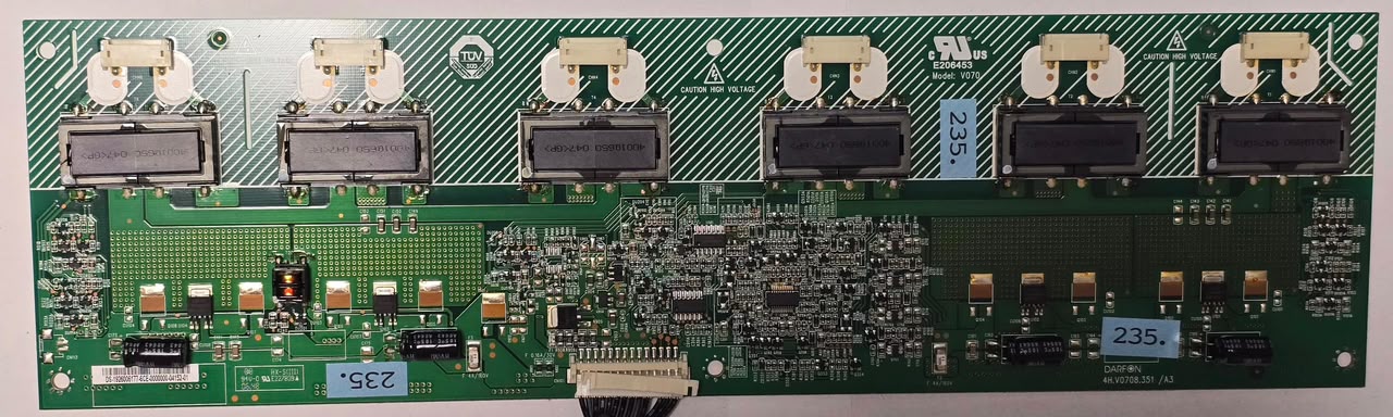 INVERTER PHILIPS 4H.V0708.351/A3 E227809 V070 E206453 DS.1926006177-6CE-0000000-04152-01 (Gbr) PositionNummer: I31-235