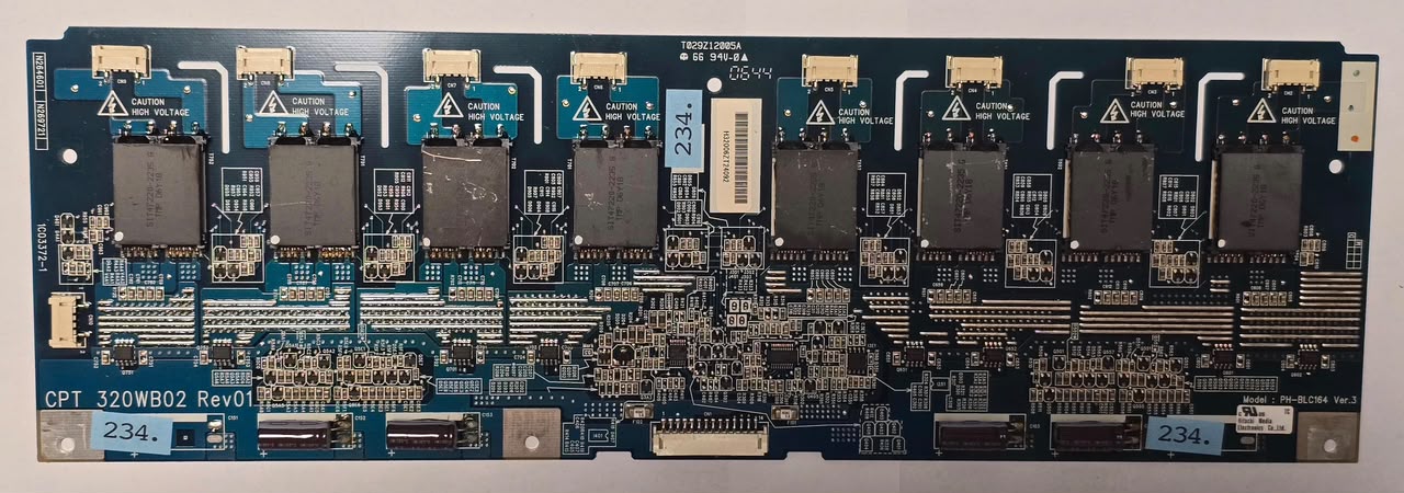 INVERTER PHILIPS PH-BLC164 Ver.3 CPT 320WB02 Rev01 T029Z12005A H32006ZT24092 (Gbr) PositionNummer: I31-234