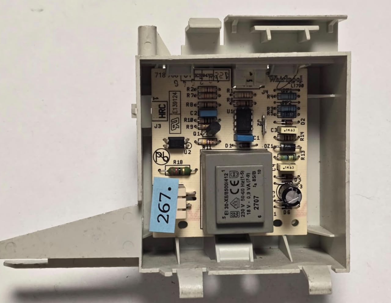 WASCHMASCHINE ELEKTRONIK BAUKNECHT AKO 719034-02 WH 461971094021 E139124 080310 20 310(Gbr) Position Nummer: WM33-267