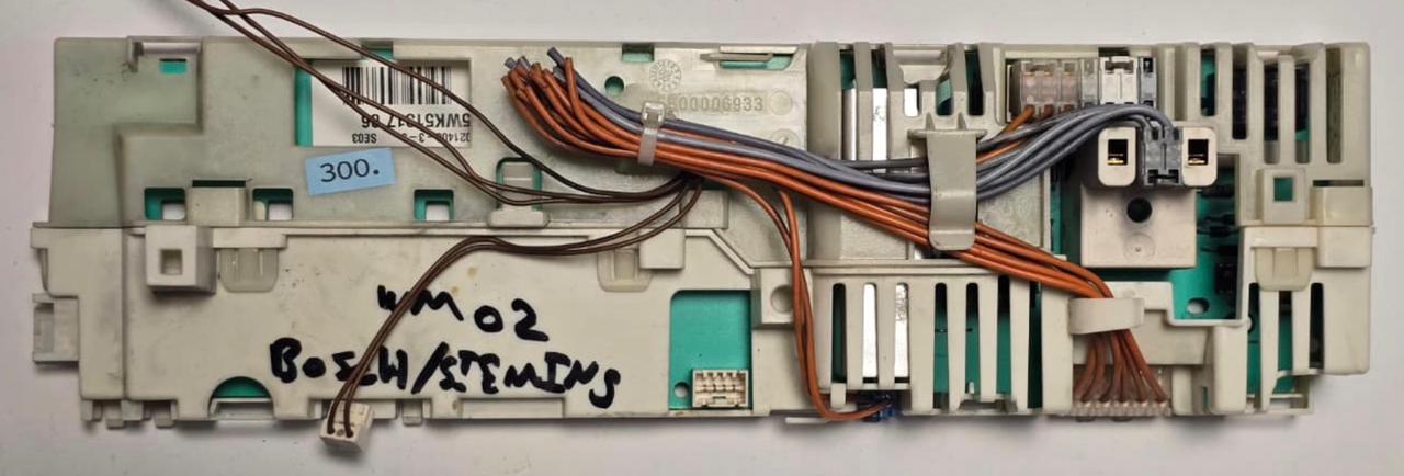 WASCHMASCHINE ELEKTRONIK BOSCH 5WK51317 06 BSH 654121.21.04_b 021403-3-3 SE03 G B4 5550007590 0000754 (Gbr) Position Nummer: WM02-300