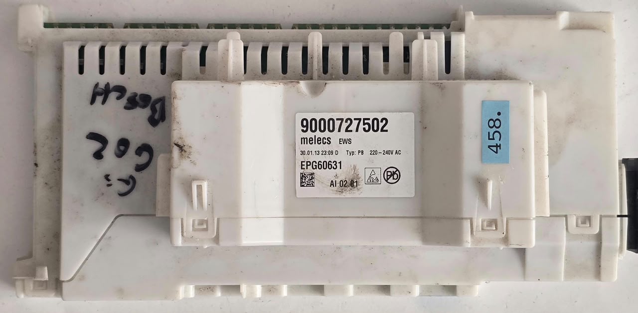 GESCHIRRSPÜLMASCHINE ELEKTRONIK BOSCH SIEMENS EPG60631 9000727502 AI 02.01 3-3 9000587764 (Gbr) PositionNummer: G02-458