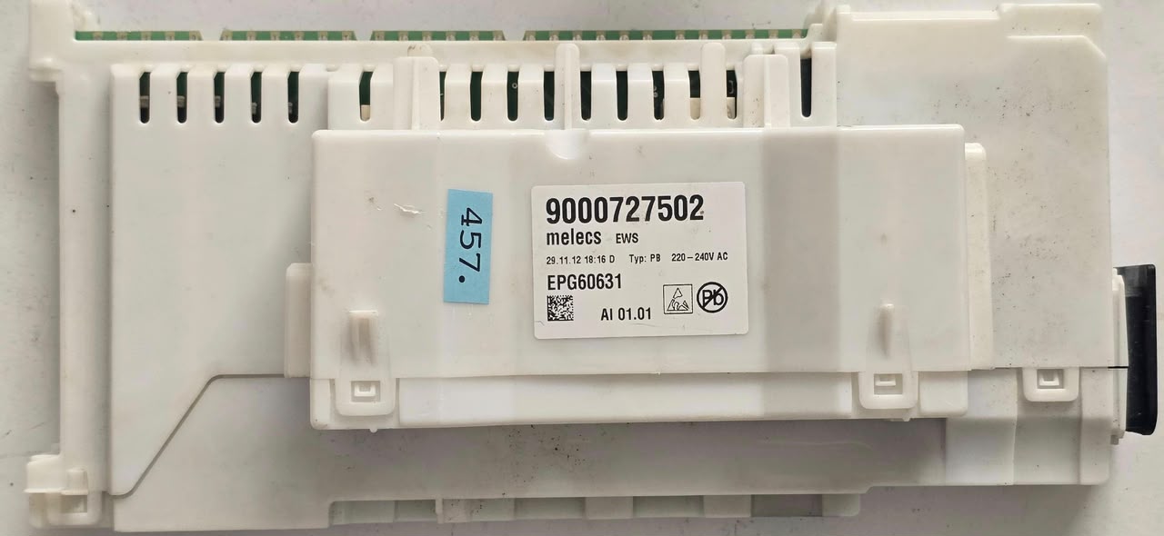 GESCHIRRSPÜLMASCHINE ELEKTRONIK BOSCH SIEMENS EPG60631 9000727502 AI 01.01 4-3 9000587764 (Gbr) PositionNummer: G02-457