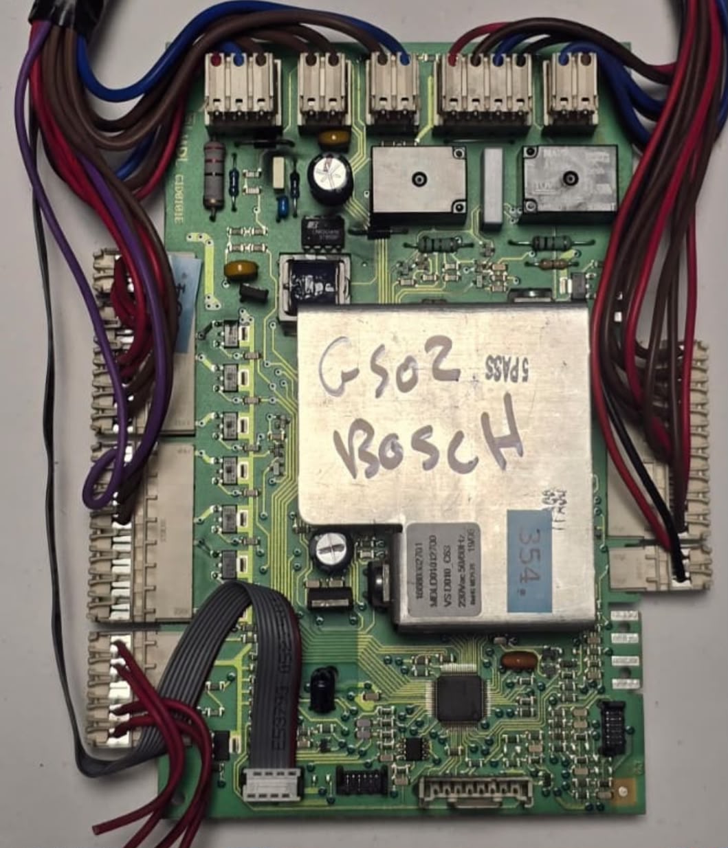 GESCHIRRSPÜLMASCHINE STEUER-MODULE BEDIENTEIL BOSCH 16680002701 MDLD01012700 VSD010_C63 CID0101E (Gbr) PositionNummer: GS02-354