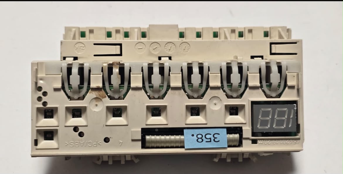 GESCHIRRSPÜLMASCHINE STEUER-MODULE BEDIENTEIL BOSCH 5WK57726 5 600 040 877 AI05 07 03 02 04 25 02 654201.19.01 (Gbr) PositionNummer: GS34-358