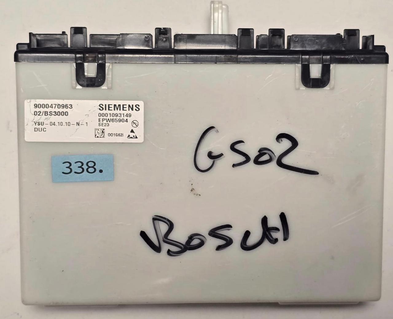 GESCHIRRSPÜLMASCHINE STEUER-MODULE BEDIENTEIL BOSCH EPW65904 0001093149 9000470963 02/BS3000 YSU-04.10.10-N-1 DUC 001G62I 5560012053, 5560011862 (Gbr) PositionNummer: GS02-338